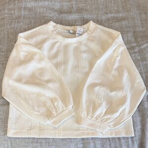 NWT ✨ LOFT Oversized Textured Sweatshirt